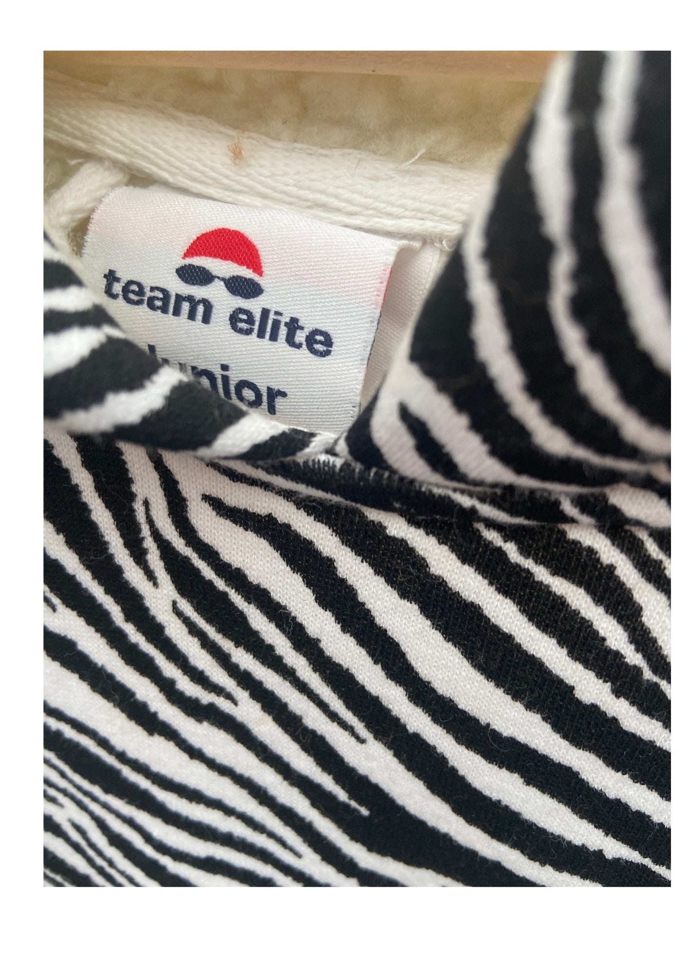 Equestrian Leisure Lounge Wear- Oversized Blanket Hoodie- Zebra