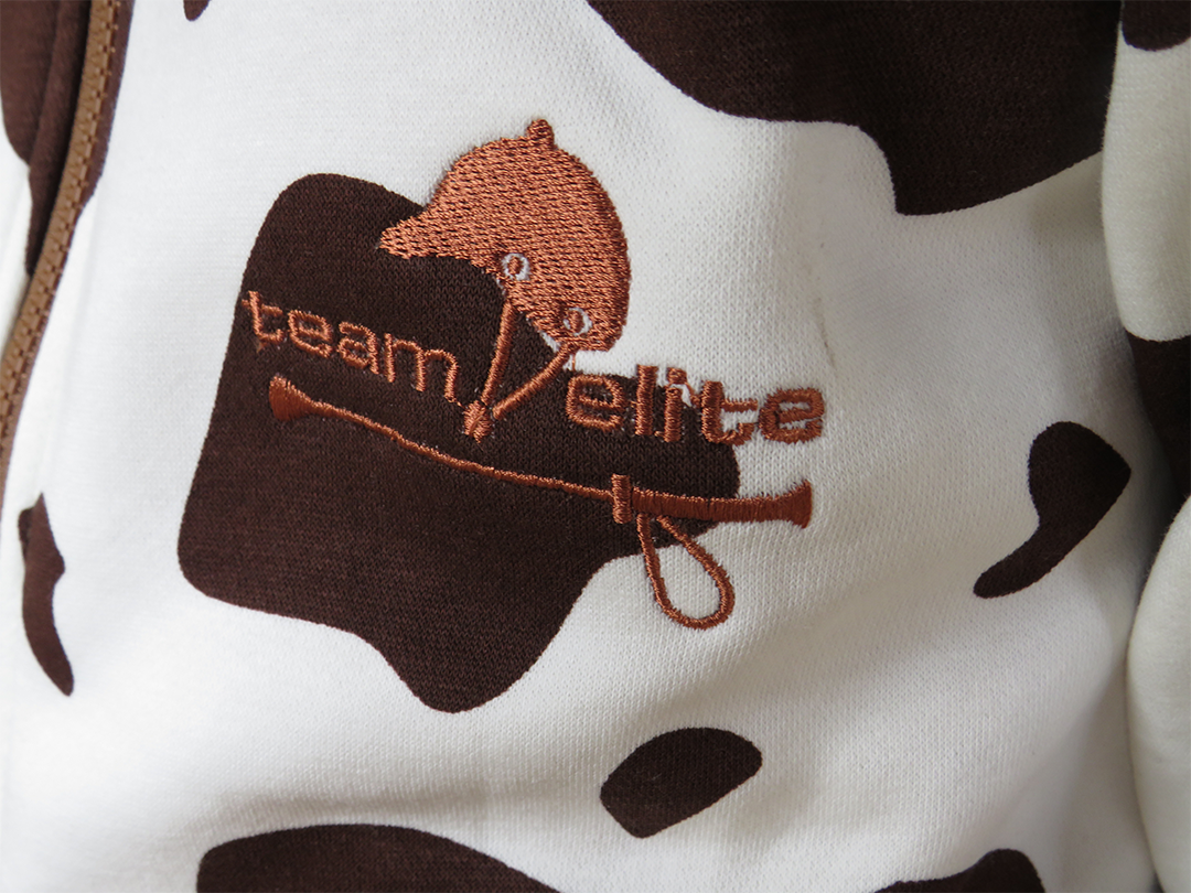 Leisure Lounge Wear- Oversized Blanket Hoodie - Skewbald - Piebald-Cow