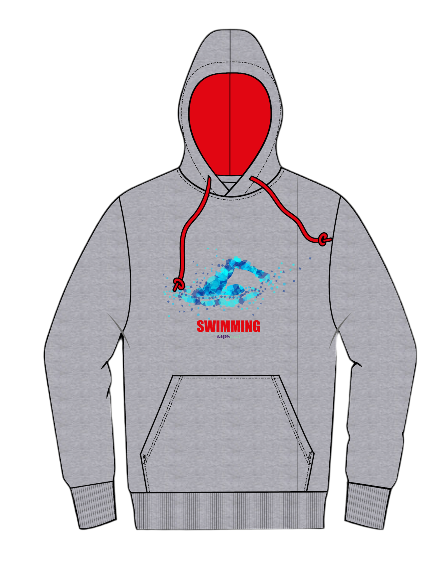 Names Hoodie IAPS 2025 Swimming Sport Event With (Competitors Name)