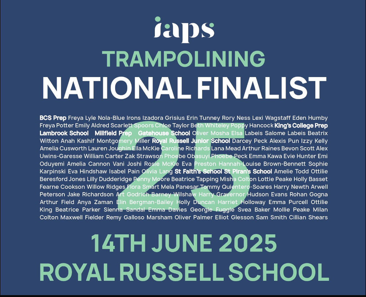 NAMES HOODIE IAPS 2025 Trampolining Finals With Competitor Names