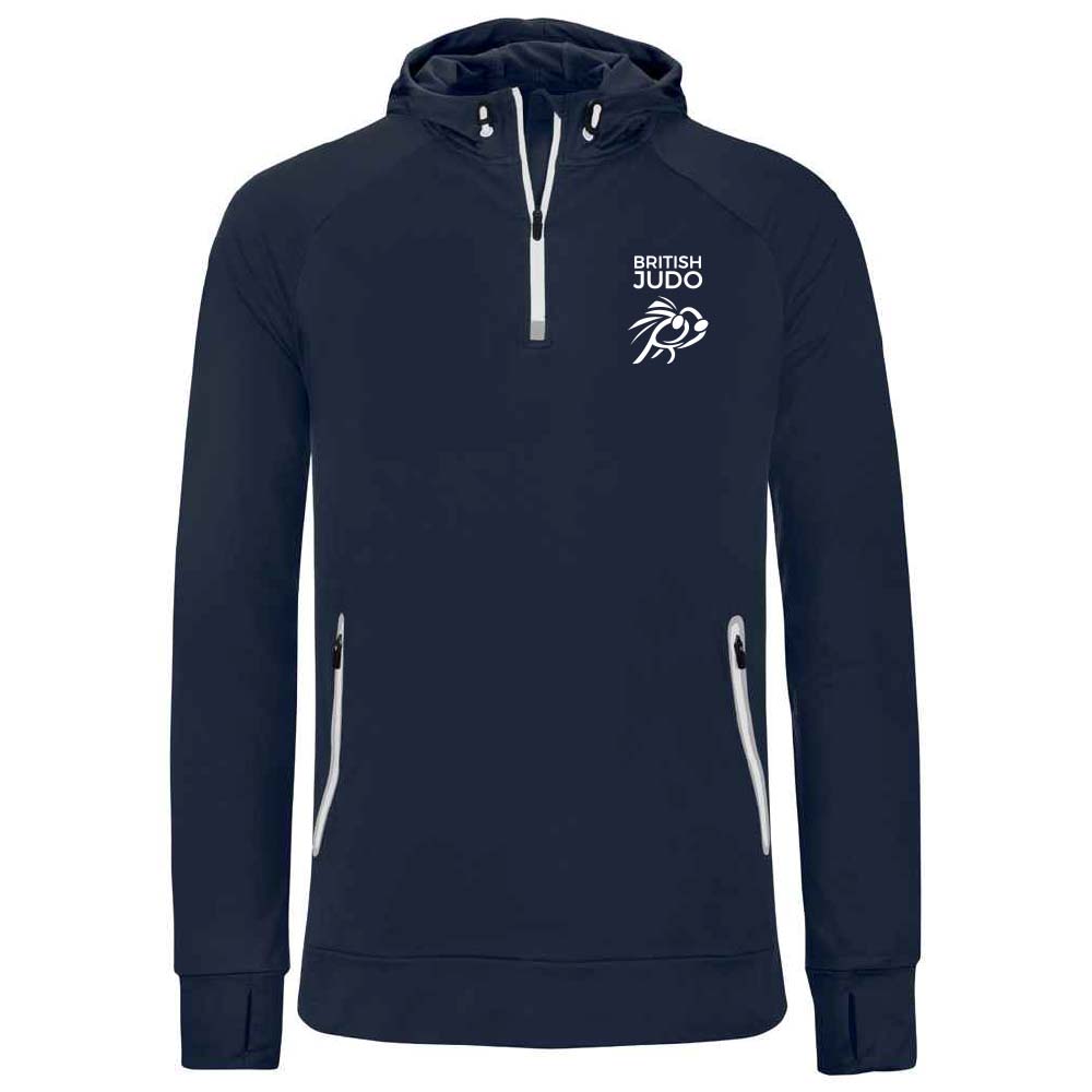 BJA 1/4 Zip Hooded Performance Sweat Top