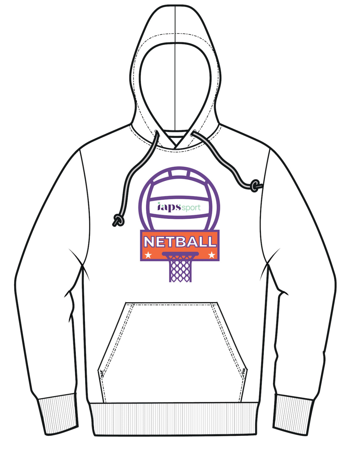 2025 IAPS U13’s Netball Finals Sports Competitor Names Hoodie