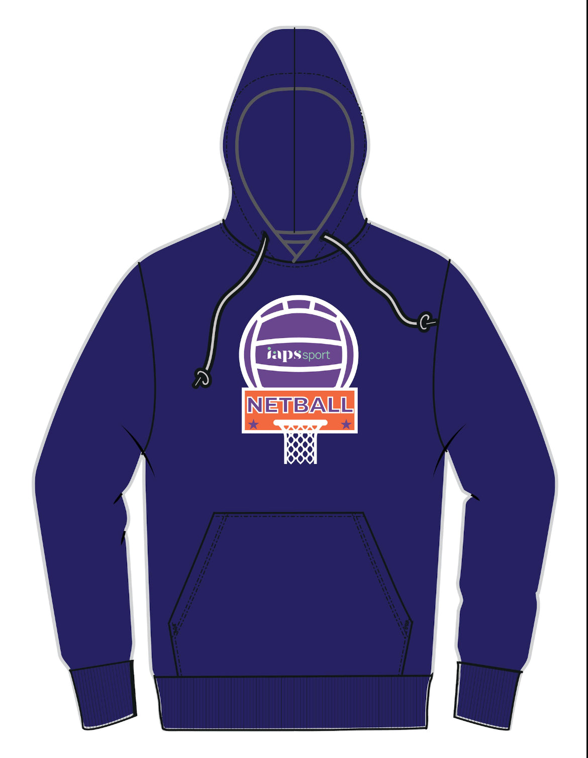2025 IAPS U13’s Netball Finals Sports Competitor Names Hoodie