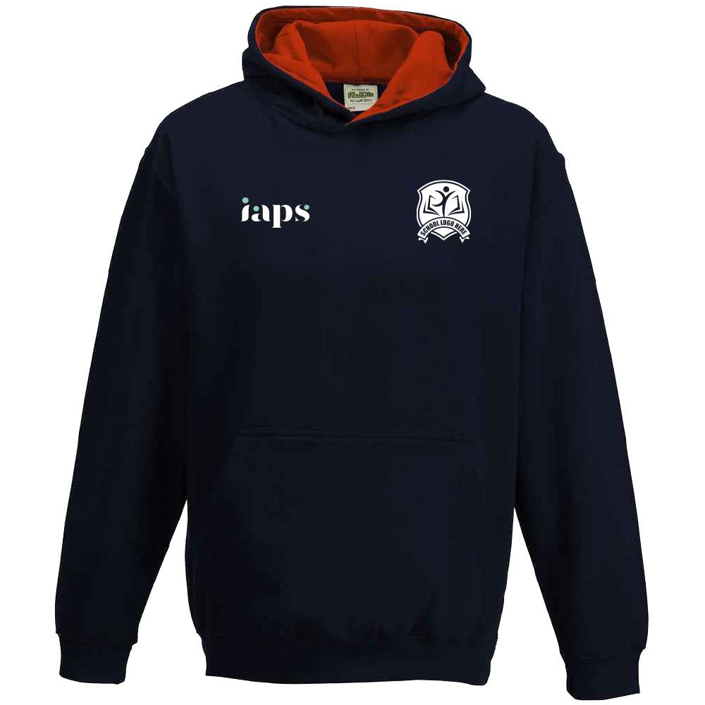 IAPS Sport Dual Branded Logo College Navy Hoodie