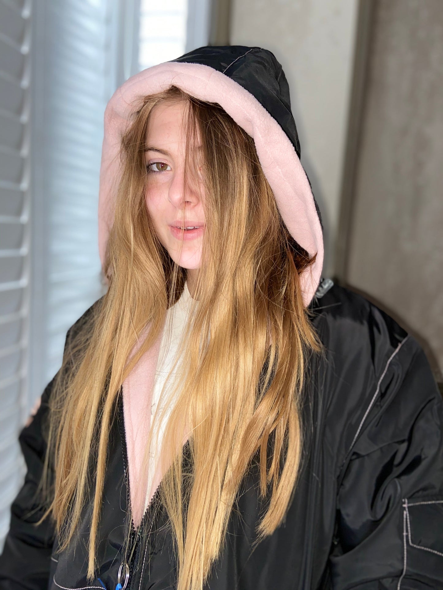 Black/Baby Pink Sport Robe