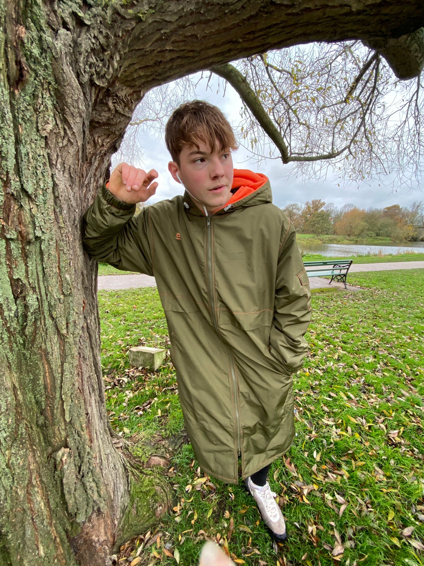 Green/Orange Sport Robe