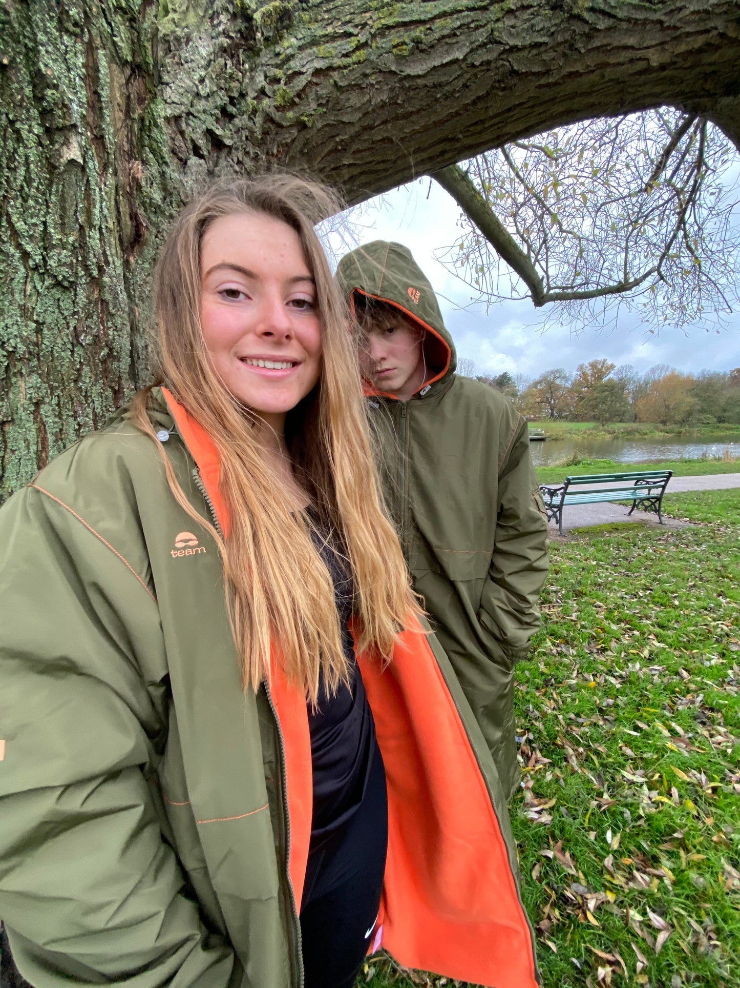 Green/Orange Sport Robe