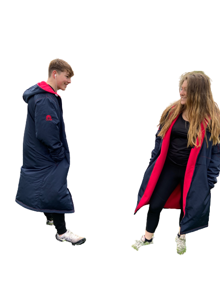 Navy/Red Sport Robe