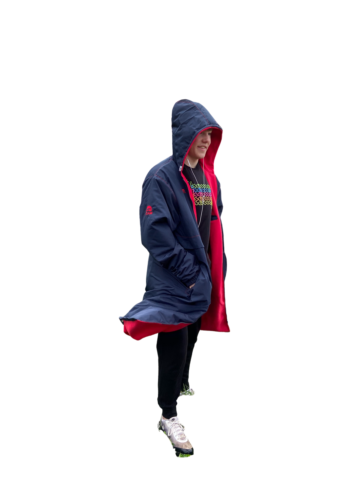 Navy/Red Sport Robe