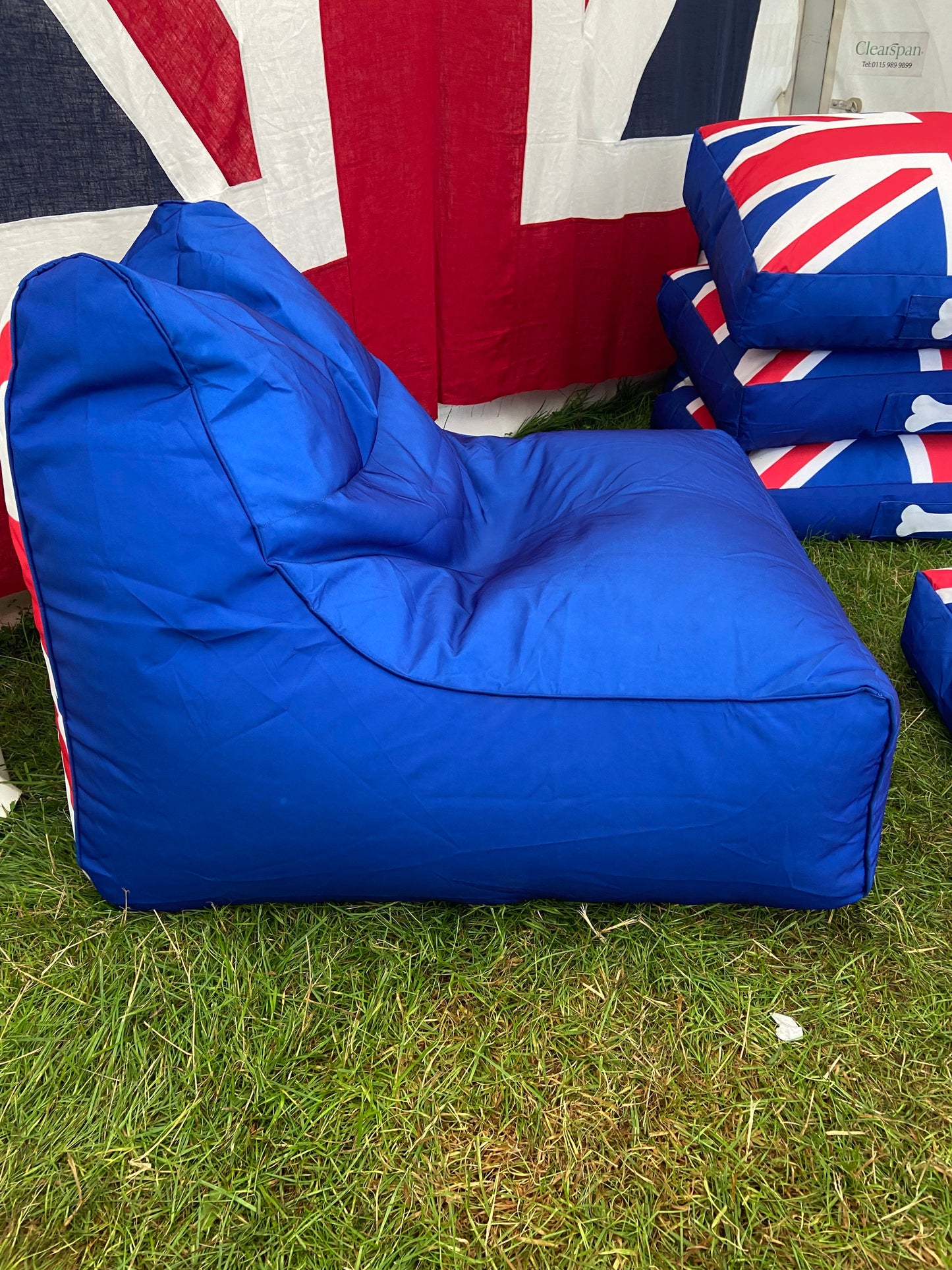 Union Jack Bean bag Chair & Dog Bed