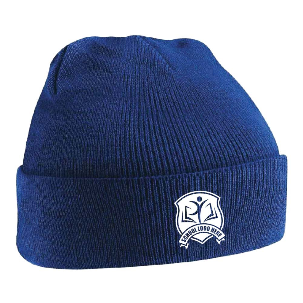 Independent School Sport Dual Branded School Logo Beanie