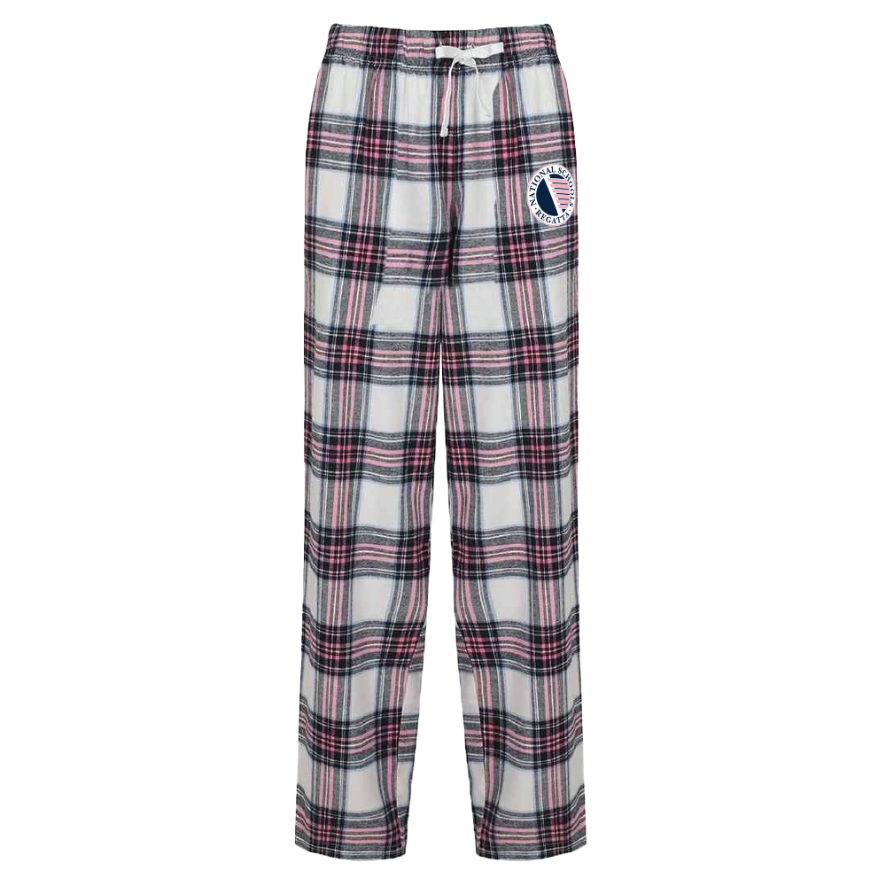 2025 NSR White/Pink/Blue Tartan Lounge Pants