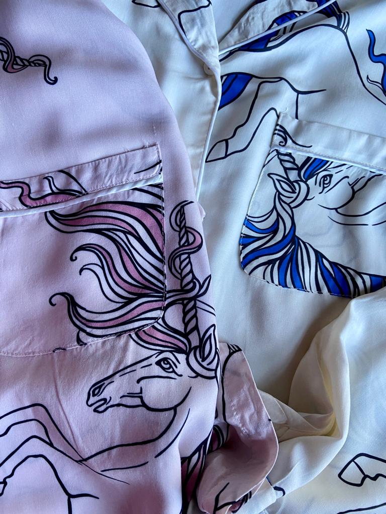 Equestrian Leisure Lounge Wear- Unicorn PJ's & Boyfriend Night Shirt