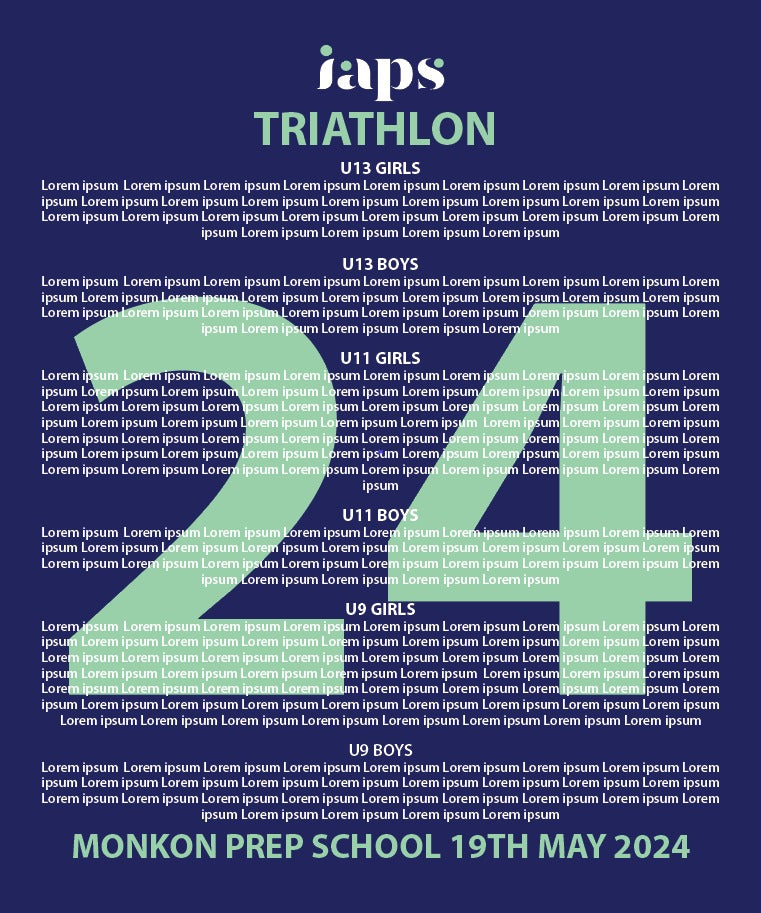 Names Hoodie IAPS 2025 Triathlon Finals Competitor Names
