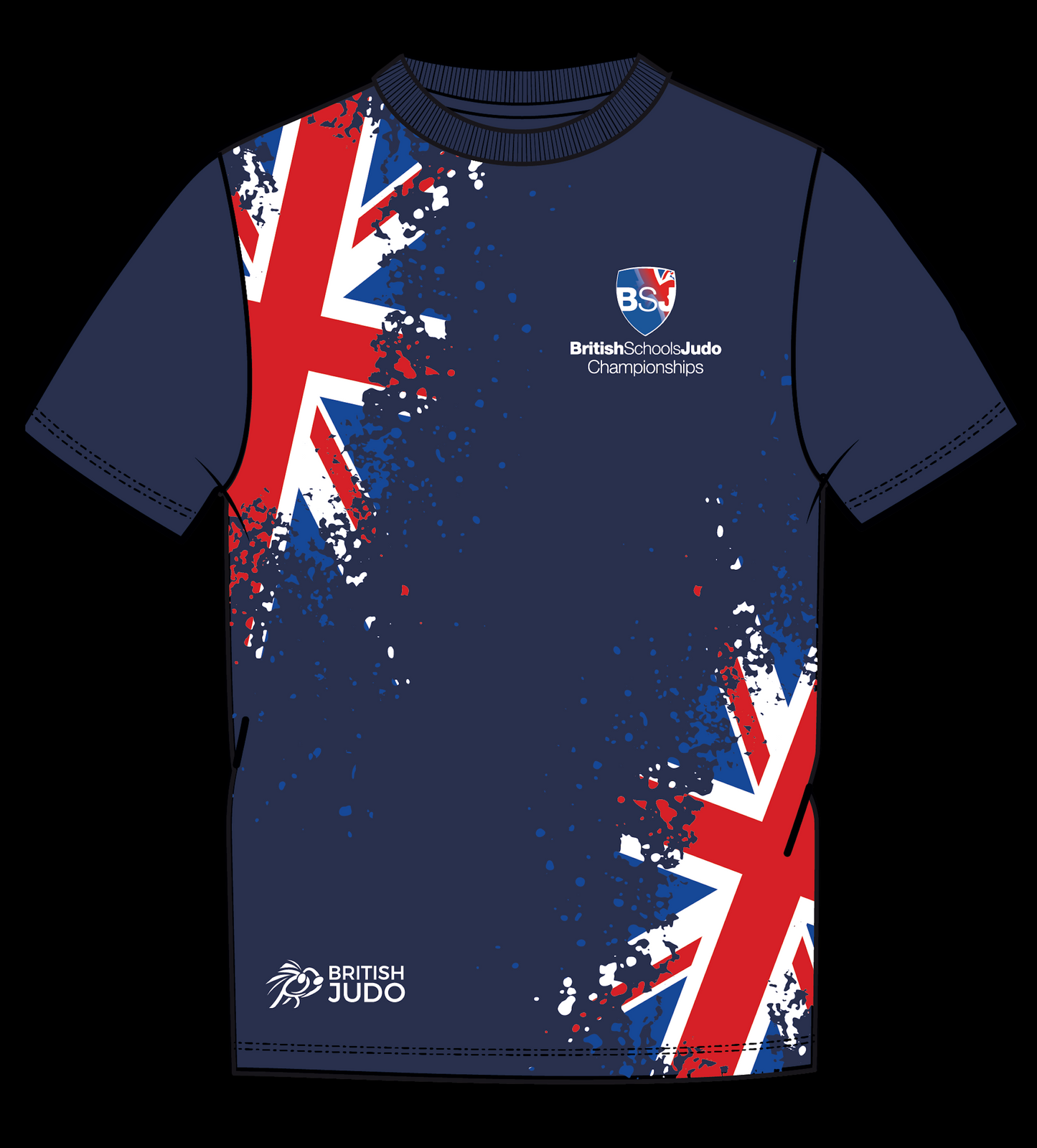 2024 Names British Schools Championships Event T-shirt Competitor Names