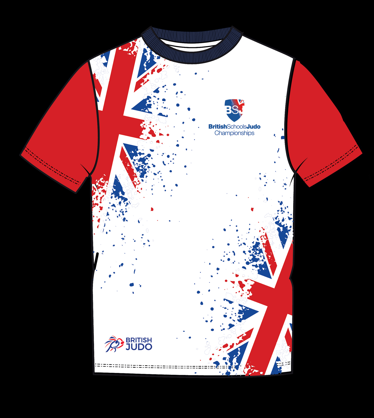 2024 Names British Schools Championships Event Multi Colour T-shirt Competitor Names