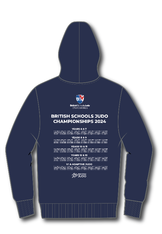 2024 Names British Schools Championships Event Hoodie Competitor Names
