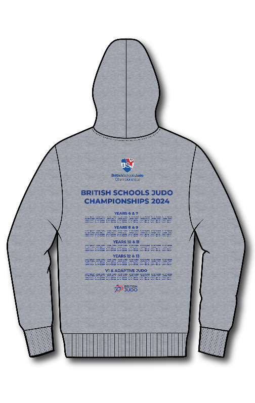 2024 Names British Schools Championships Event Hoodie Competitor Names