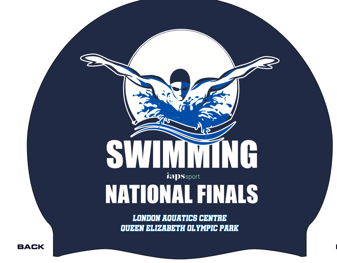 IAPS Swimming 2025 Reversible Swim Cap