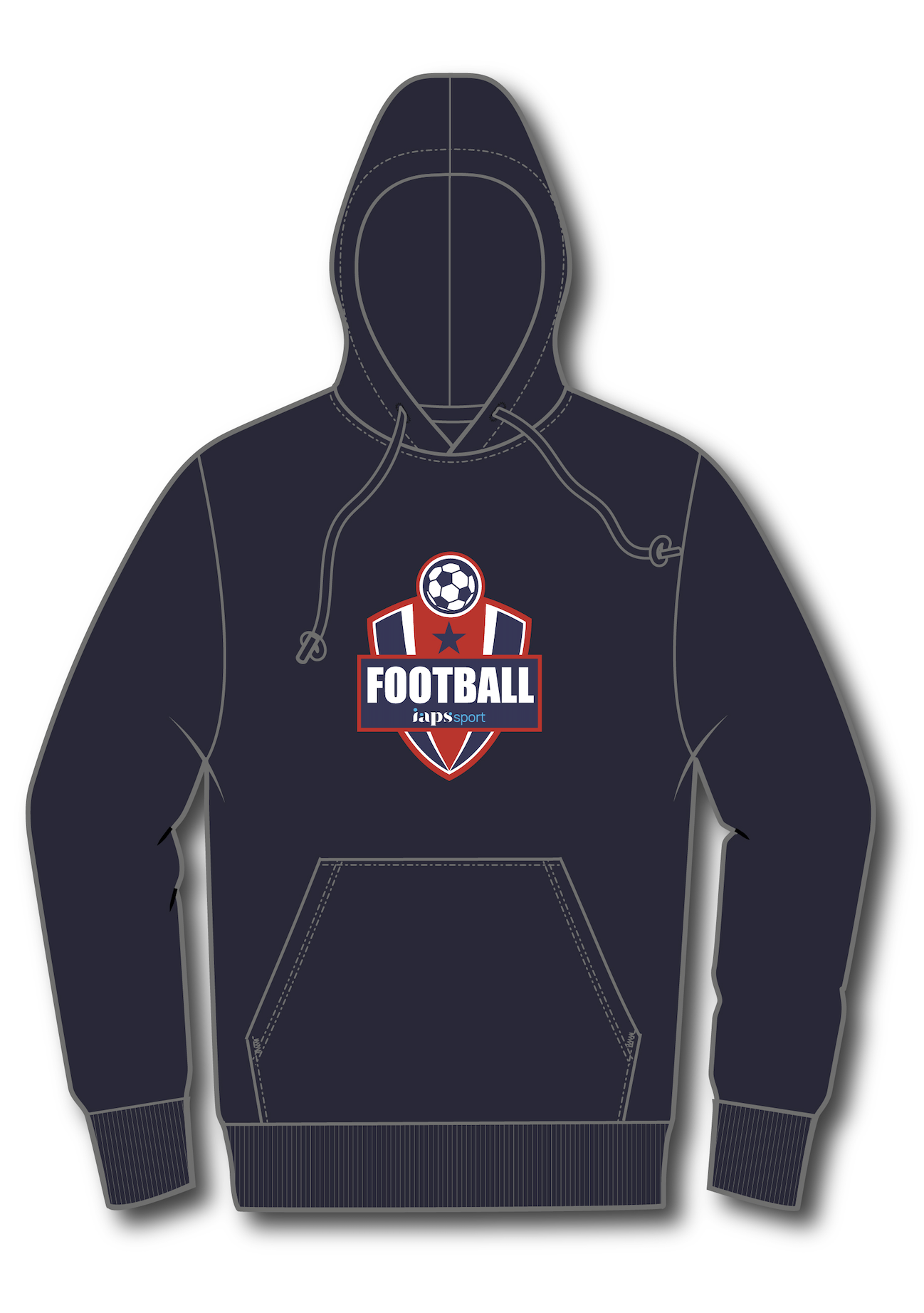 2024 U13's Boys Football National Finals Names IAPS Sports Football Hoodie Competitor Names