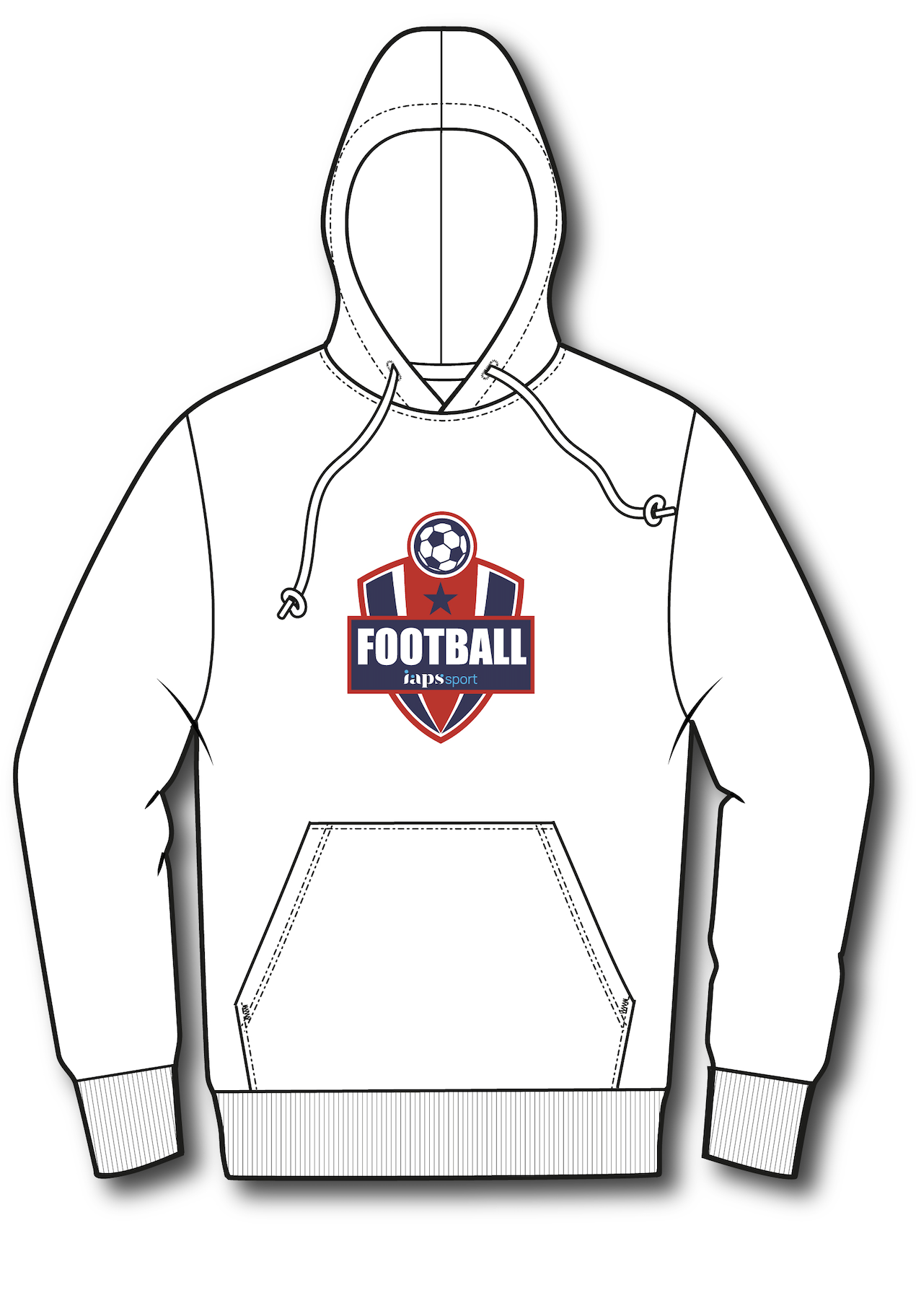 2024 U11's Boys Football National Finals Names IAPS Sports Football Hoodie Competitor Names
