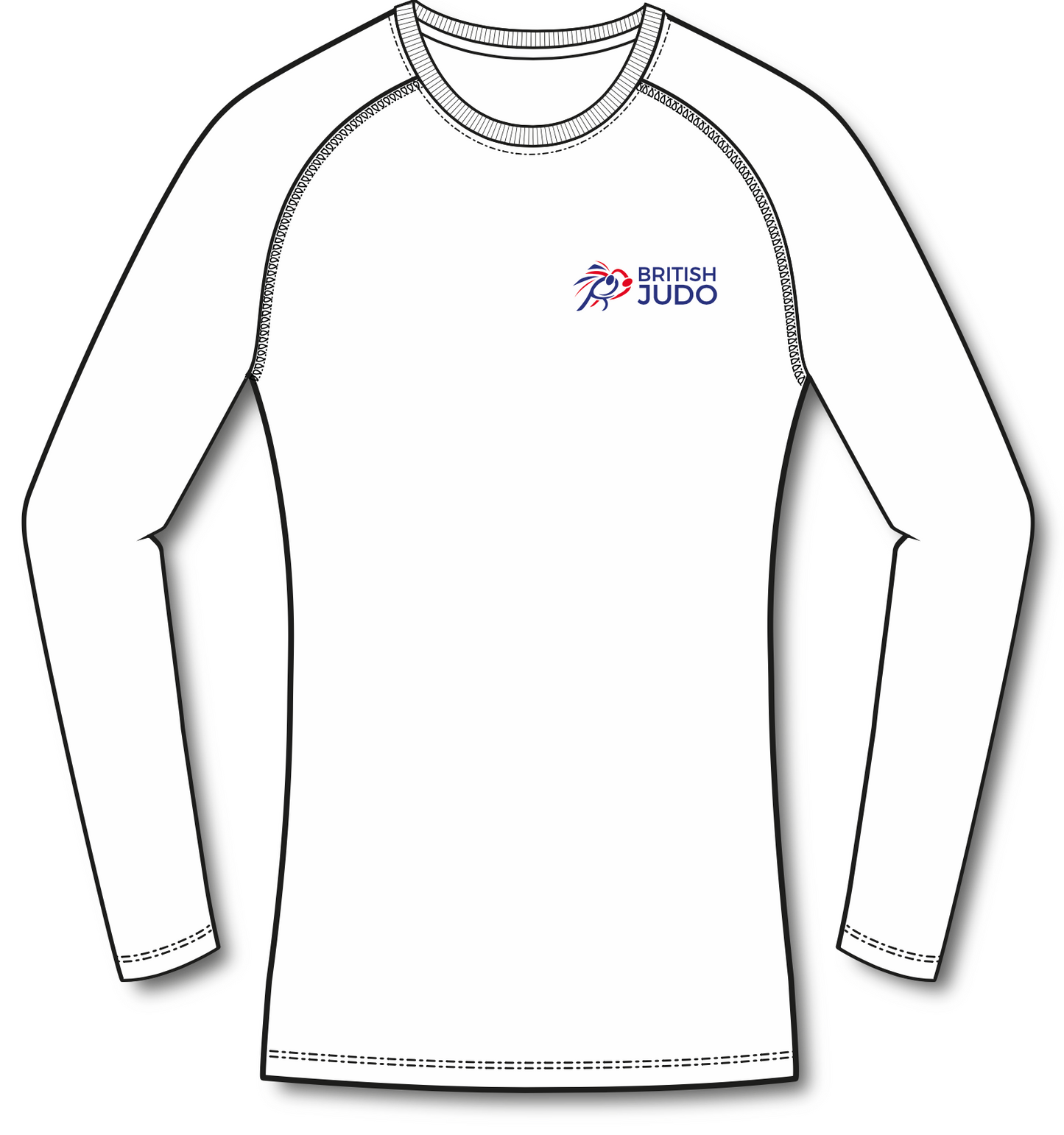 British Judo Association Female Fighters 2025 EVENT Long Sleeve Base Layer