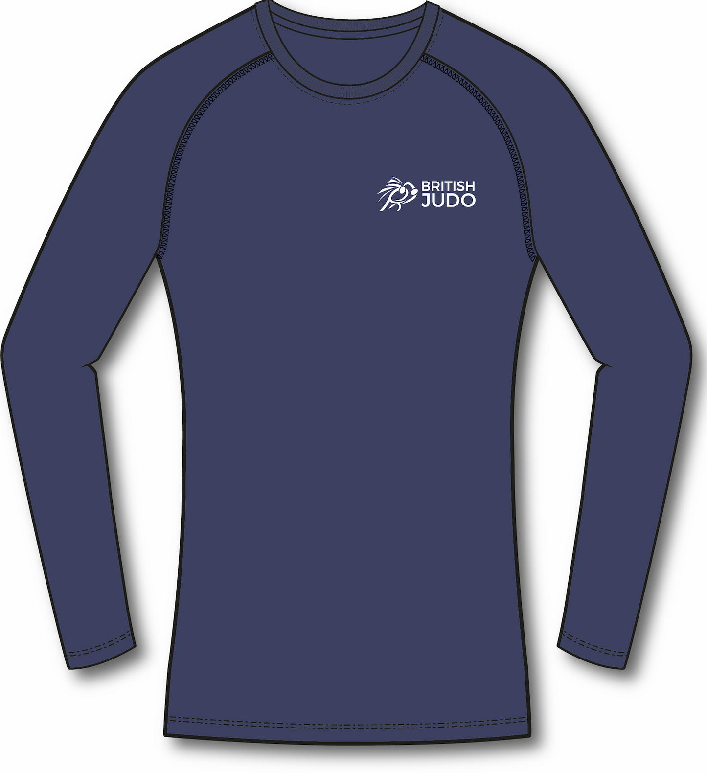 British Judo Association Female Fighters 2025 EVENT Long Sleeve Base Layer