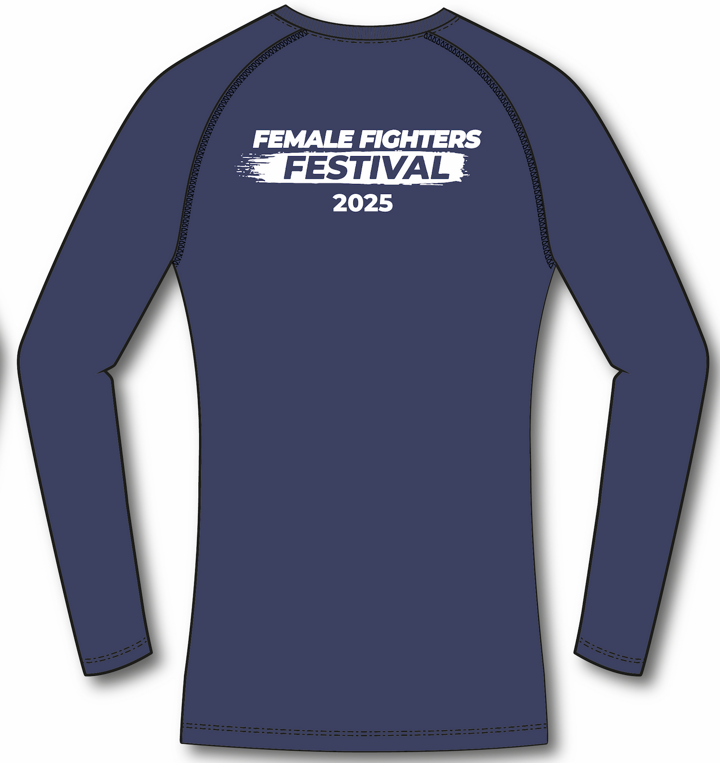 British Judo Association Female Fighters 2025 EVENT Long Sleeve Base Layer
