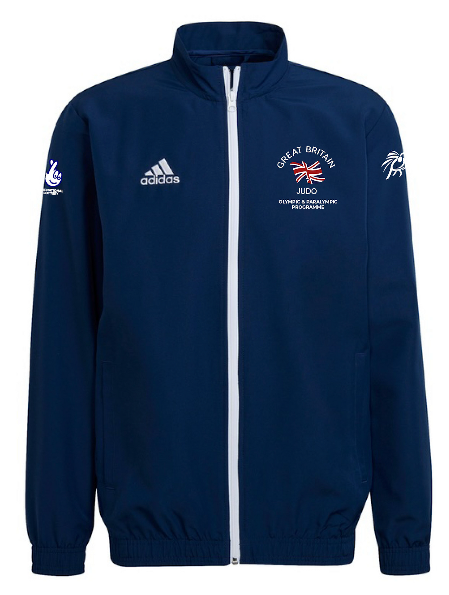 GB Judo Adidas Zip Track Jacket Ladies Olympic & Paralympic