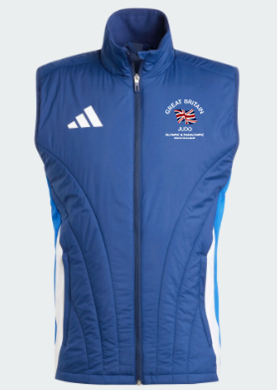GB Judo Adidas Winter Vest Gilet Olympic & Paralympic