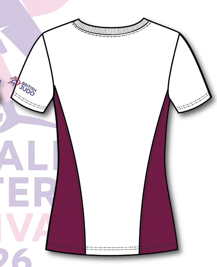 FFF 2026 British Judo Association Female Fighters Festival Event V Neck T-shirt Short Sleeved