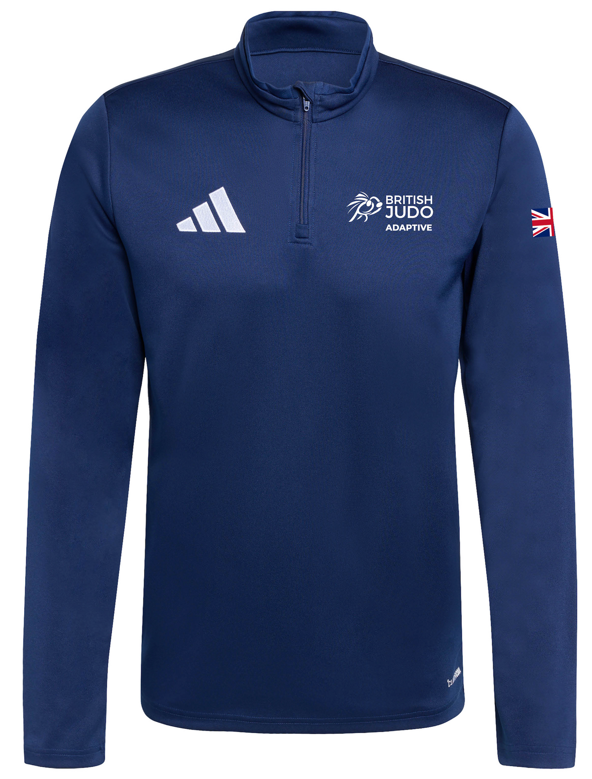 GBADAP Judo Adidas 1/4 Zip Training Top Mens Adaptive