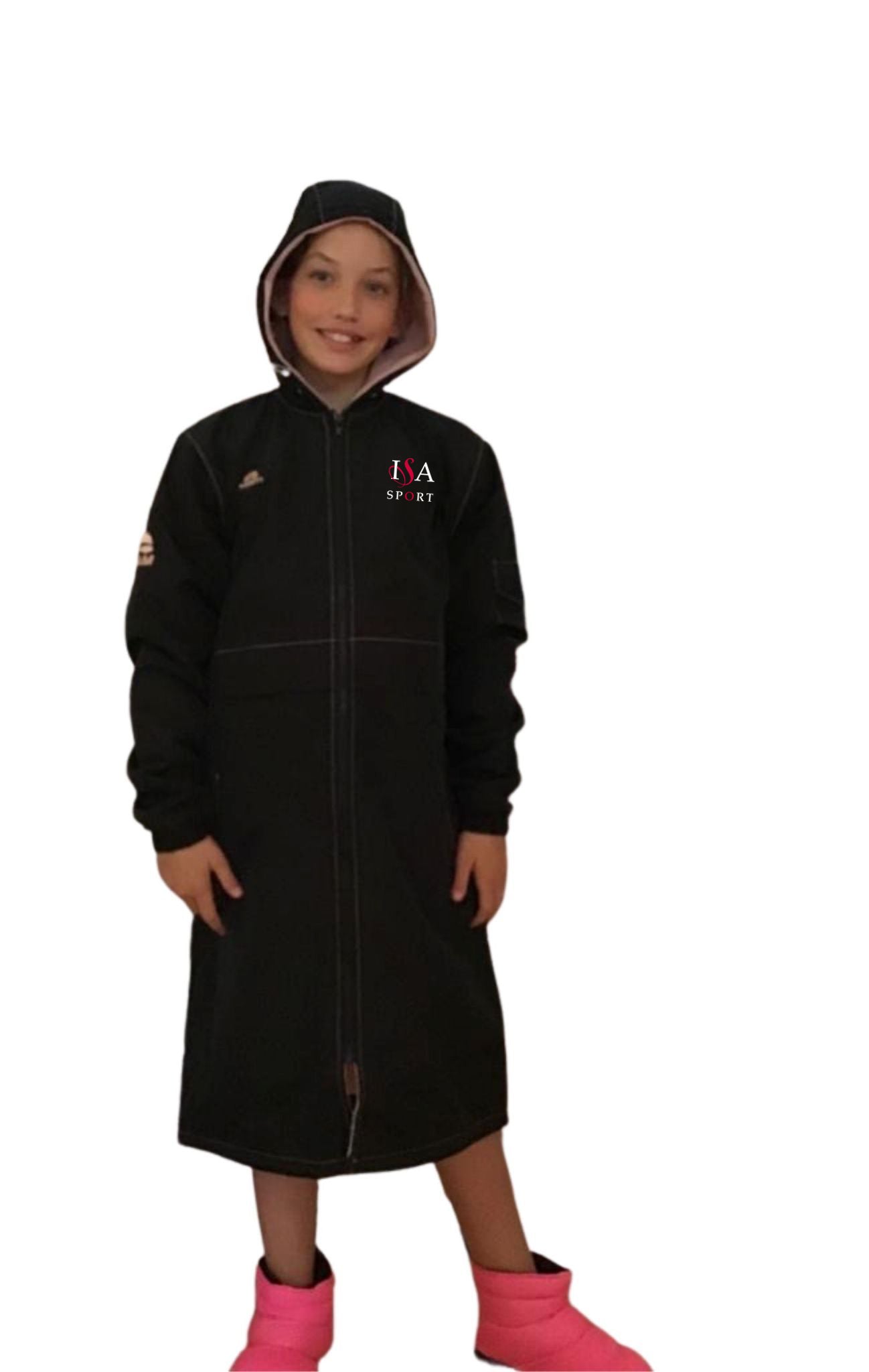Black/Baby Pink Sport Robe