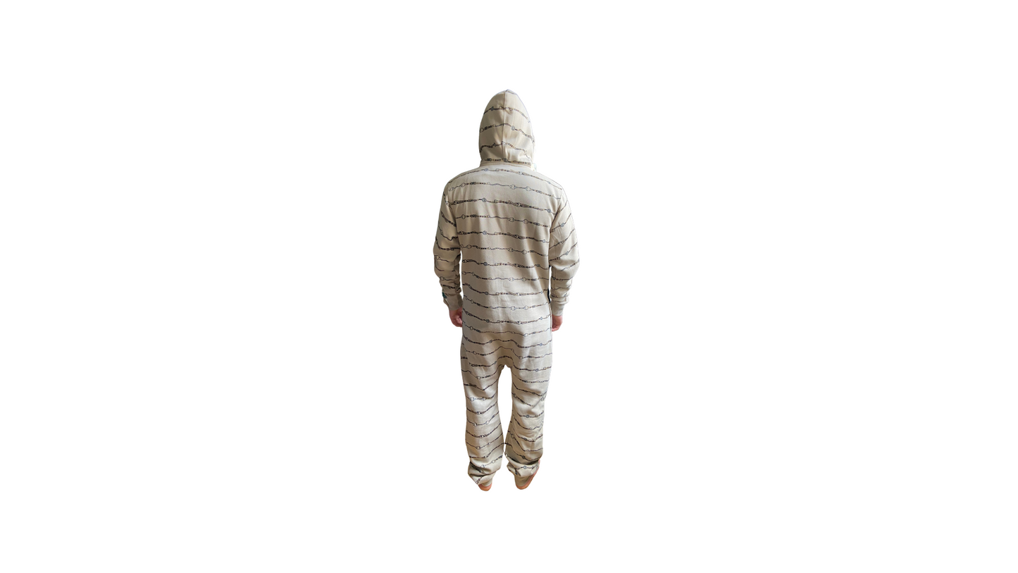 Equestrian Leisure Lounge Wear- Reins Onesie