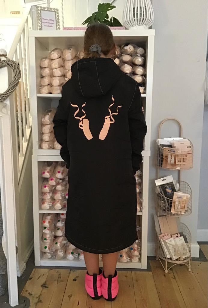 Black/Baby Pink Ballet Sport Robe