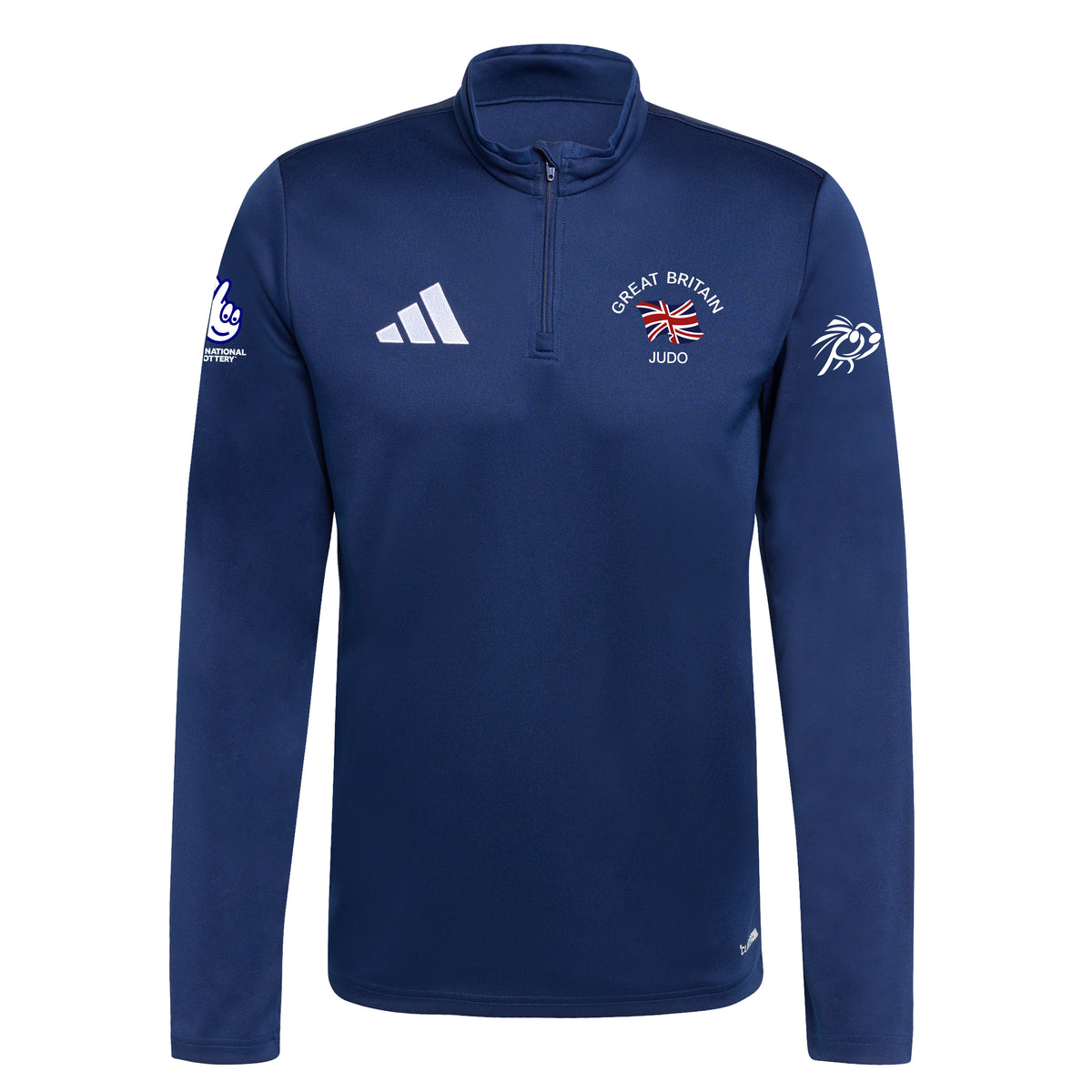GBSTAFF Judo Adidas 1/4 Zip Training Top Mens Staff