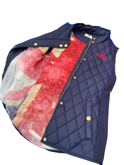 Quilted Gilet - Union Jack Ladies