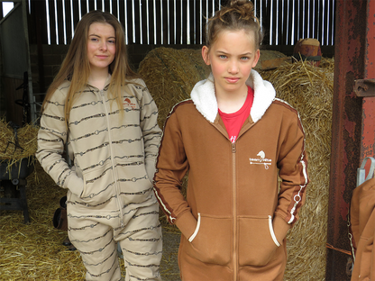 Equestrian Themed  Leisure Lounge  Wear- Palomino Onesie