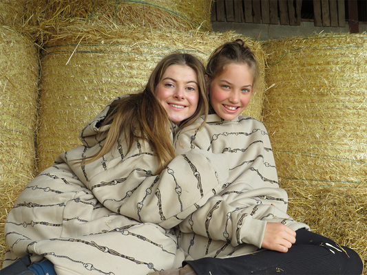 Equestrian Leisure Lounge Wear- Oversized Blanket Hoodie- Reins