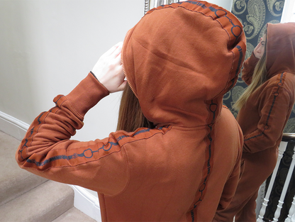 Equestrian Leisure Lounge Wear- Chestnut Onesie