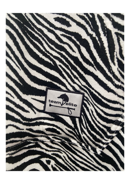 Equestrian Leisure Lounge Wear- Oversized Blanket Hoodie- Zebra