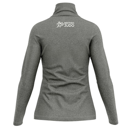 BJA Mens Long Sleeve Zip Neck Performance Top