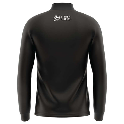 BJA Mens Long Sleeve Zip Neck Performance Top