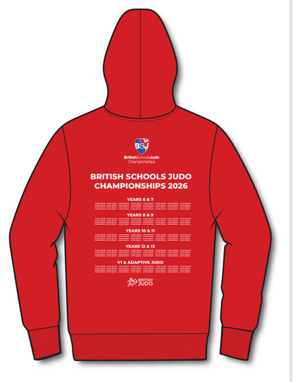 BSJC 2026 Names British Schools Championships  Event Hoodie Competitor Names