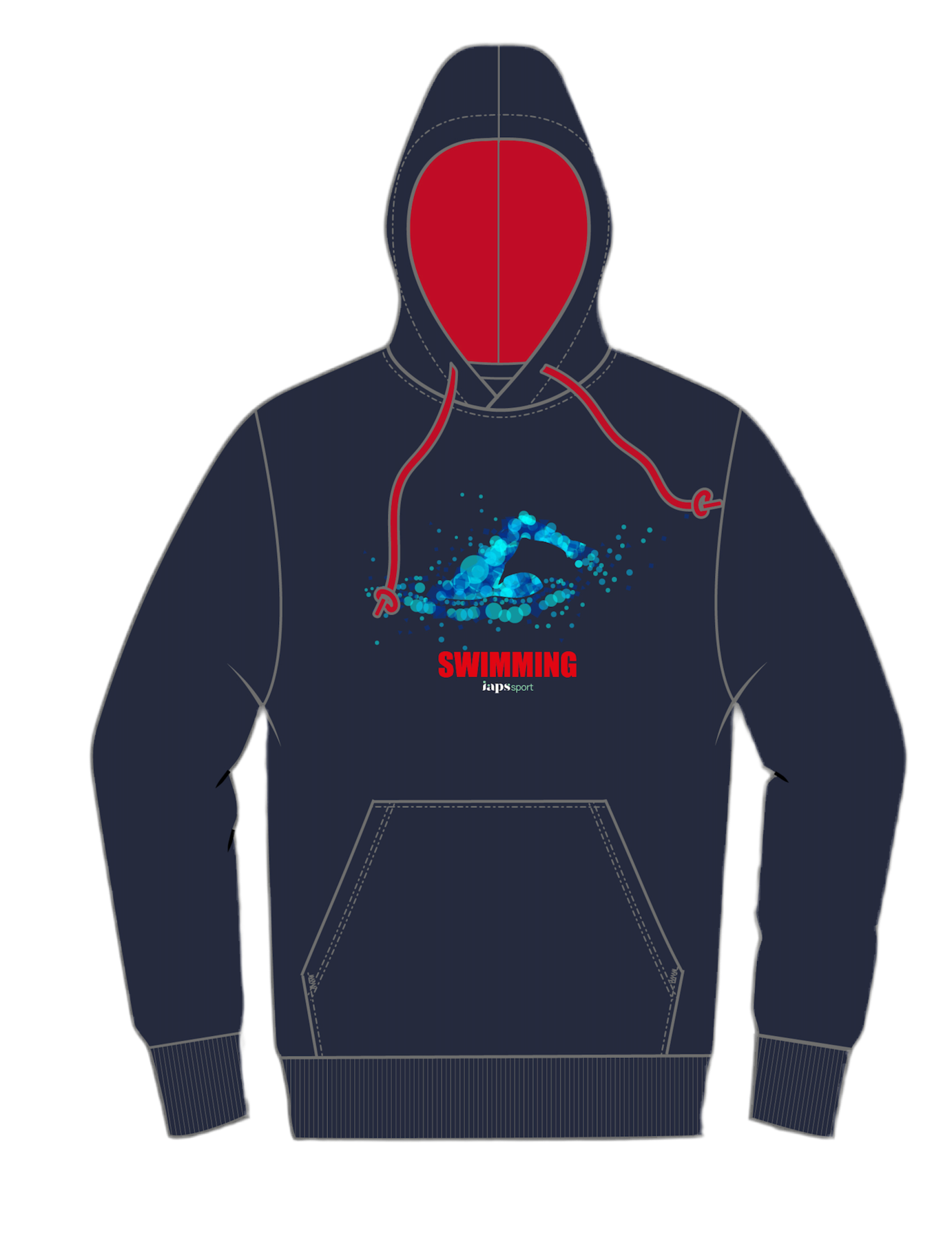 Names Hoodie  IAPS 2025  Swimming Sport Event With (Competitors Name)
