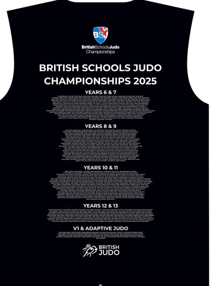 2025 Names British Schools Championships  Event Hoodie Competitor Names