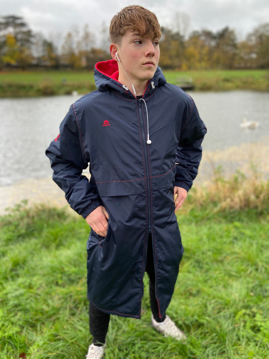 Navy/Red Sport Robe