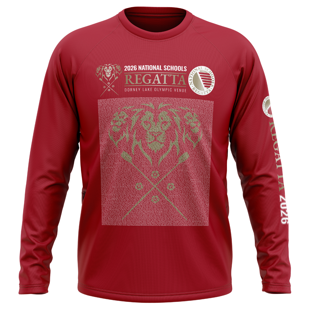 2026 NSR Long-sleeve 'Names' T-Shirt - Red