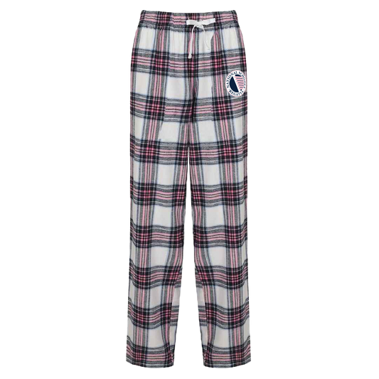 2025 NSR White/Pink/Blue Tartan Lounge Pants