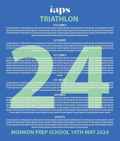 Names Hoodie IAPS 2025 Triathlon Finals Competitor Names